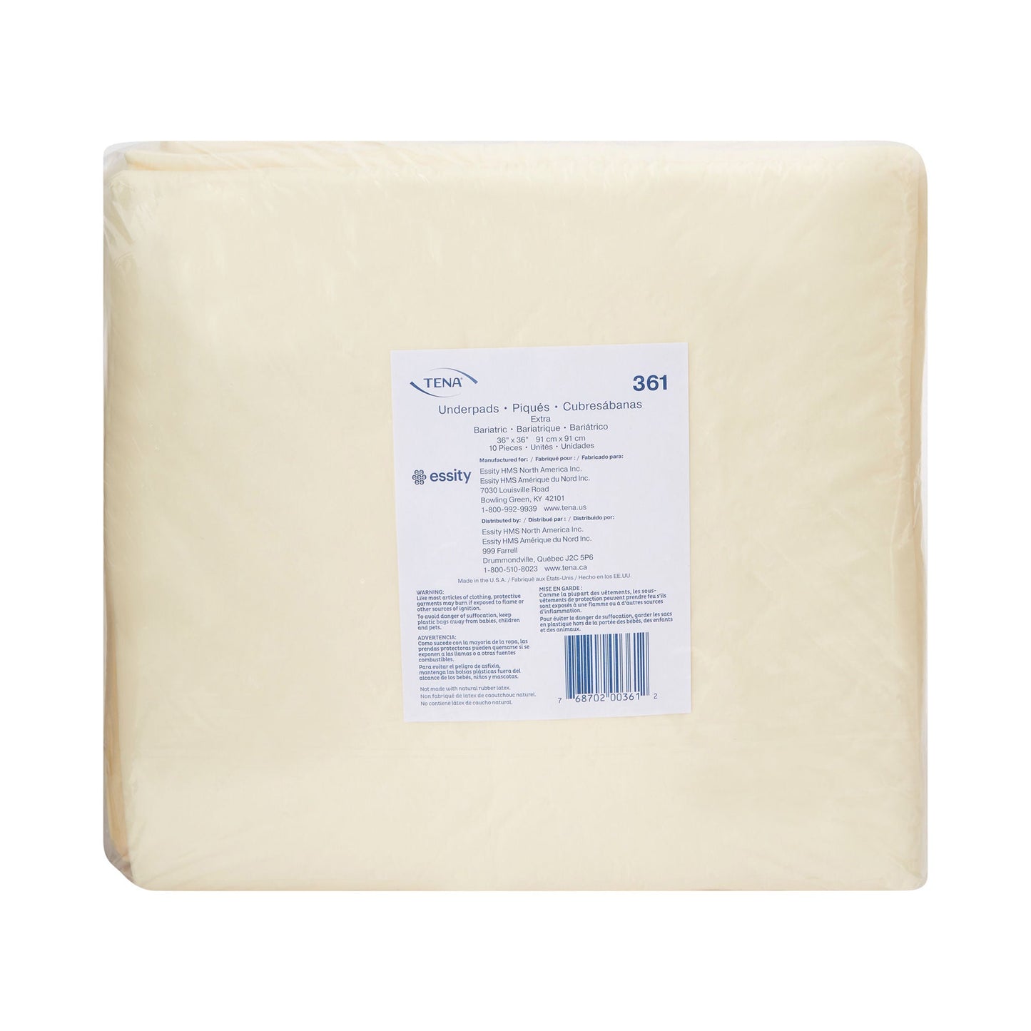 UNDERPAD, HARMONIE BGE 36"X36"(10/BG 10BG/CS) SCAPER
