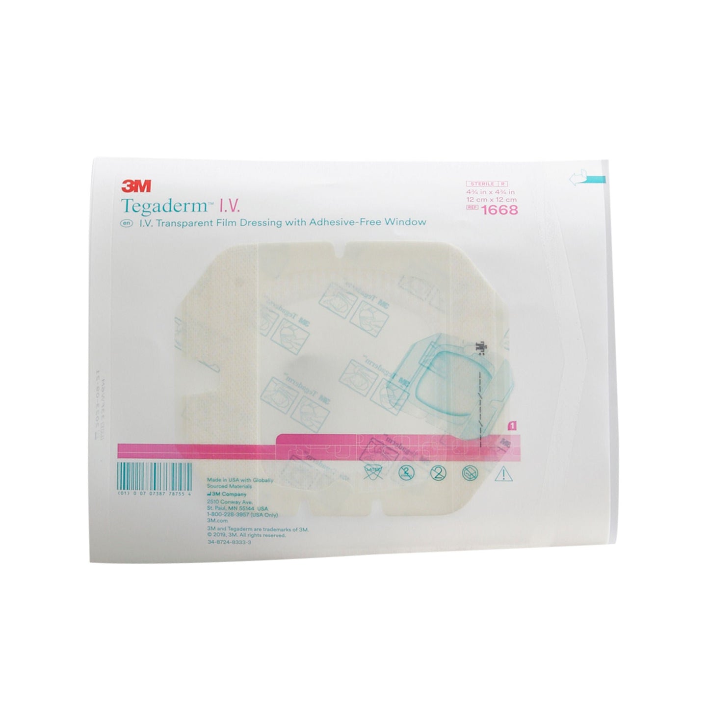 DRESSING, TEGADERM IV PORT 4.75"X4.75" (25/BX 4BX/CS)