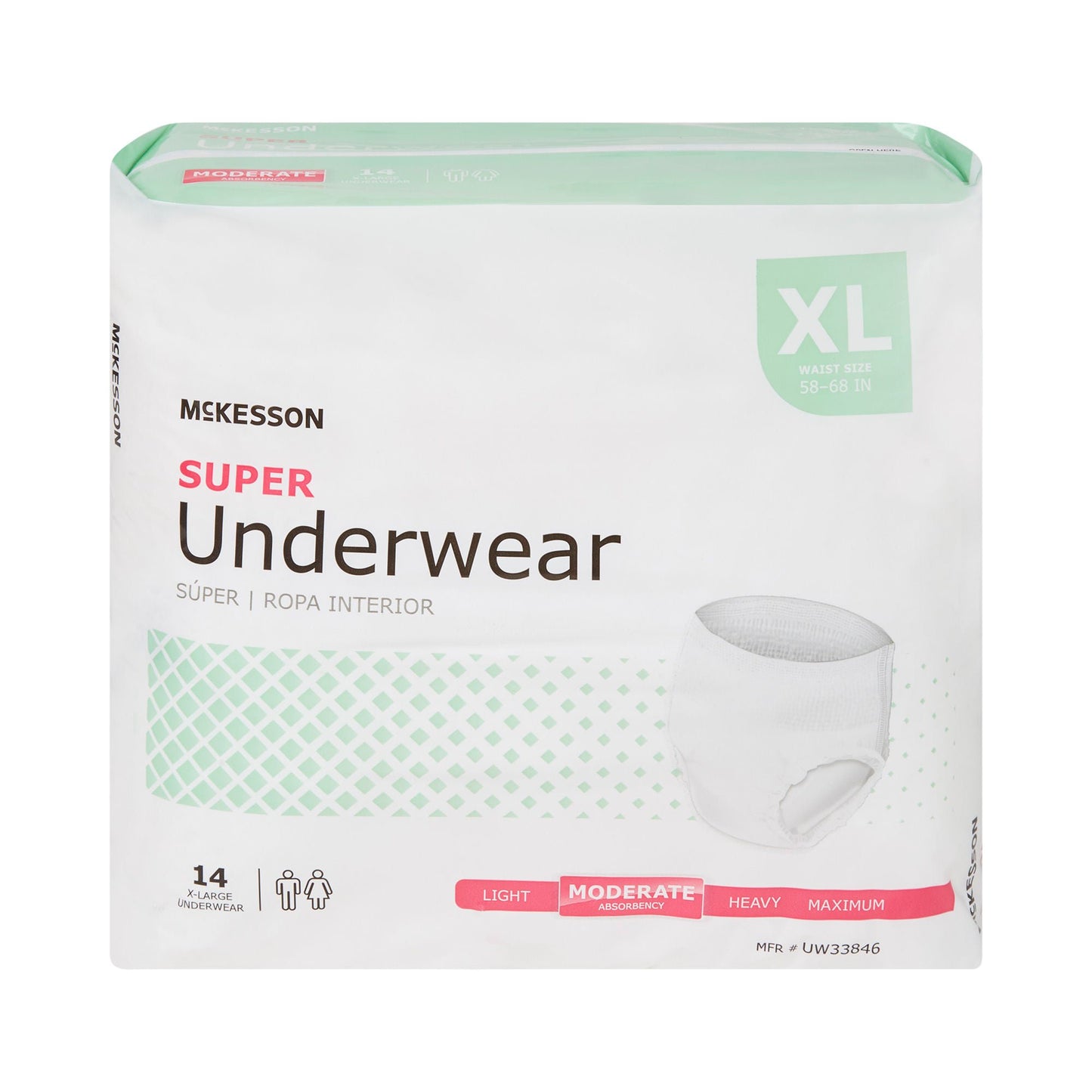 UNDERWEAR, SUPER XLG (14/BG 4BG/CS)