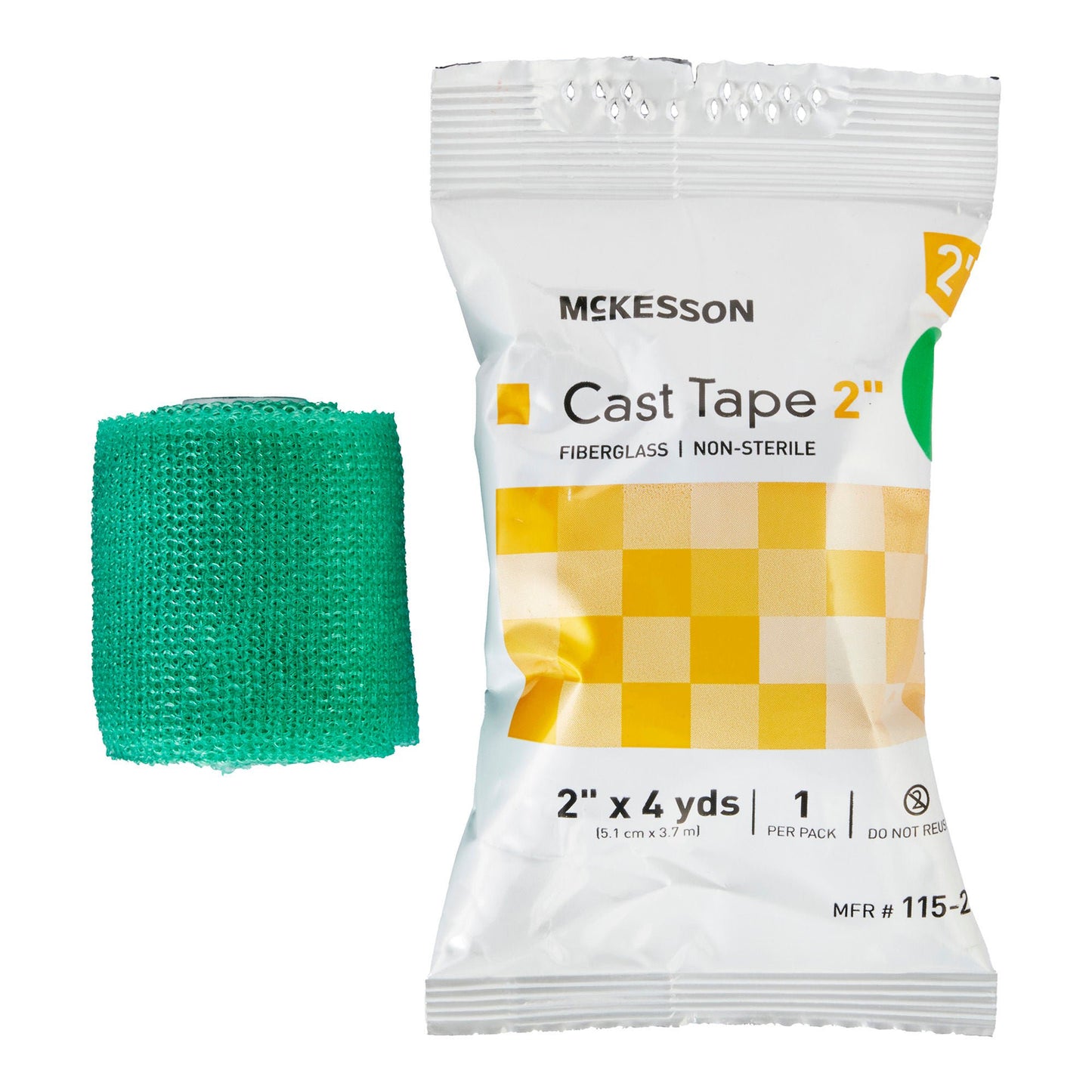 TAPE, CAST GRN LF 2"X4YDS (10RL/BX)