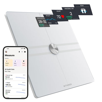 SCALE, BODY COMP COMPLETE BODYANALYSIS WI-FI WHT