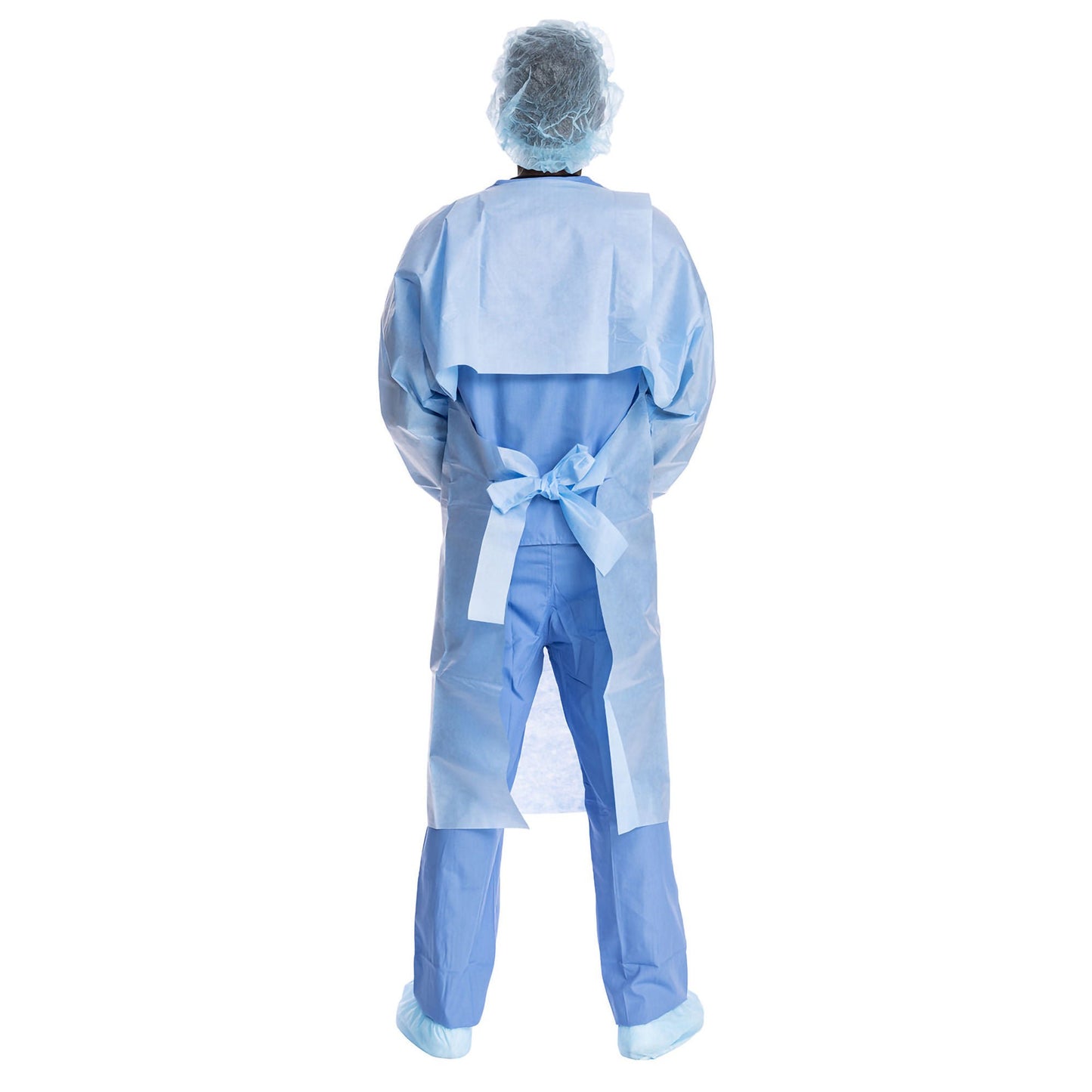 GOWN, IMP KNIT CUFF BLU (10/PK10PK/CS)