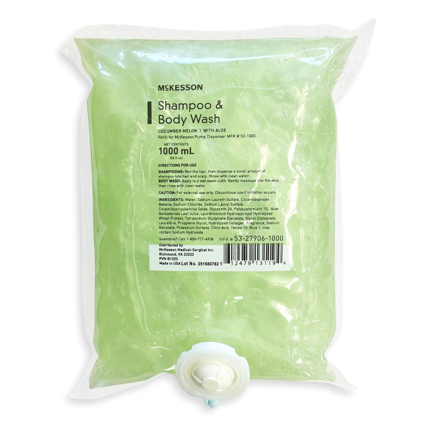 SHAMPOO, HAIR/BODY COND CUCUM DISC 1000ML (10/CS)