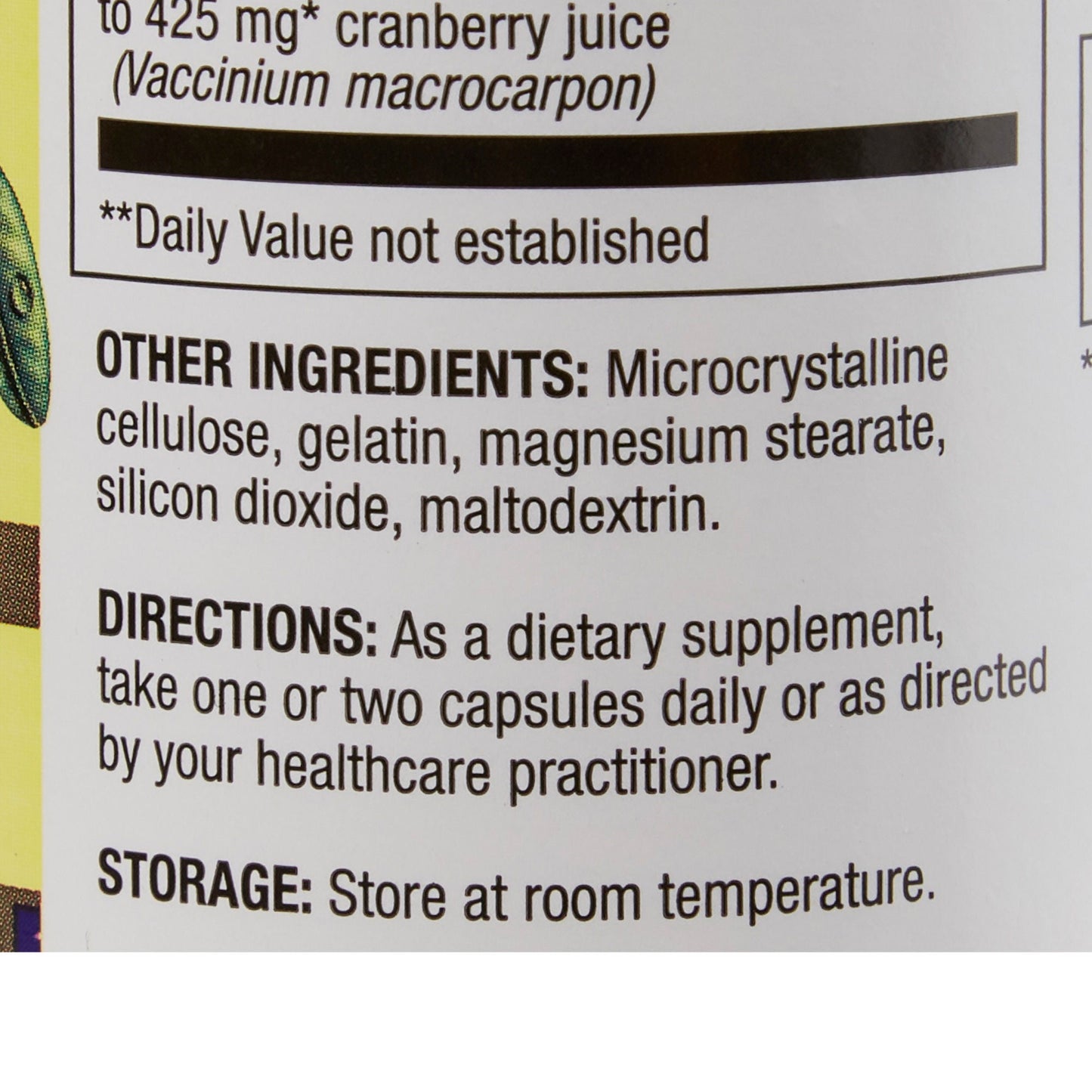CRANBERRY PWD, CAP 425MG (100/BT)