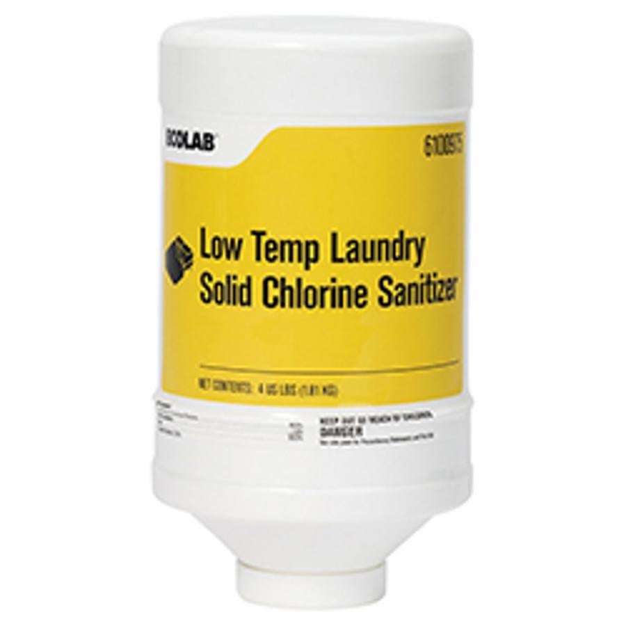 SANITIZER, LAUNDRY LOW-TEMP SOLID CHLORINE 4LB (2/CS)