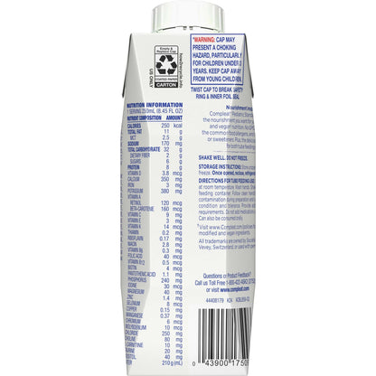 COMPLEAT, PED STD 1.0 CALORIE VANILLA CARTON 250ML (24/CS)