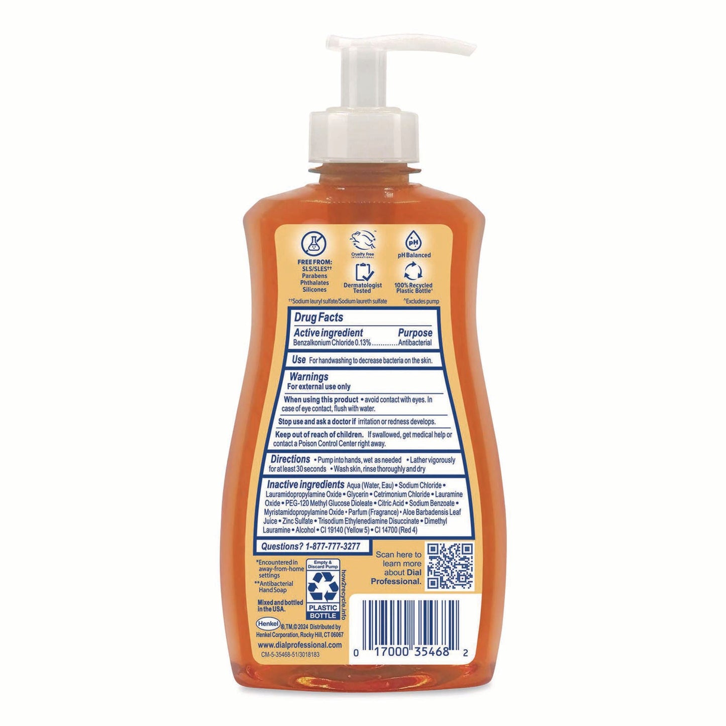 SOAP, HAND ANTIB DEFENSE GOLD + ALOE ORIG SCENT 11OZ (12/CT