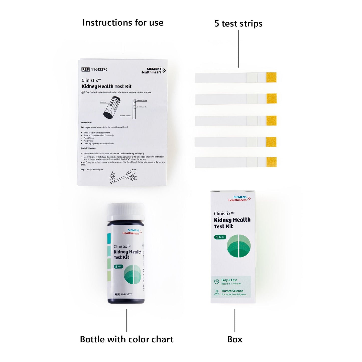 CLINISTIX, KIDNEY HEALTH X5 USA (5TEST/KT 24KT/CS)