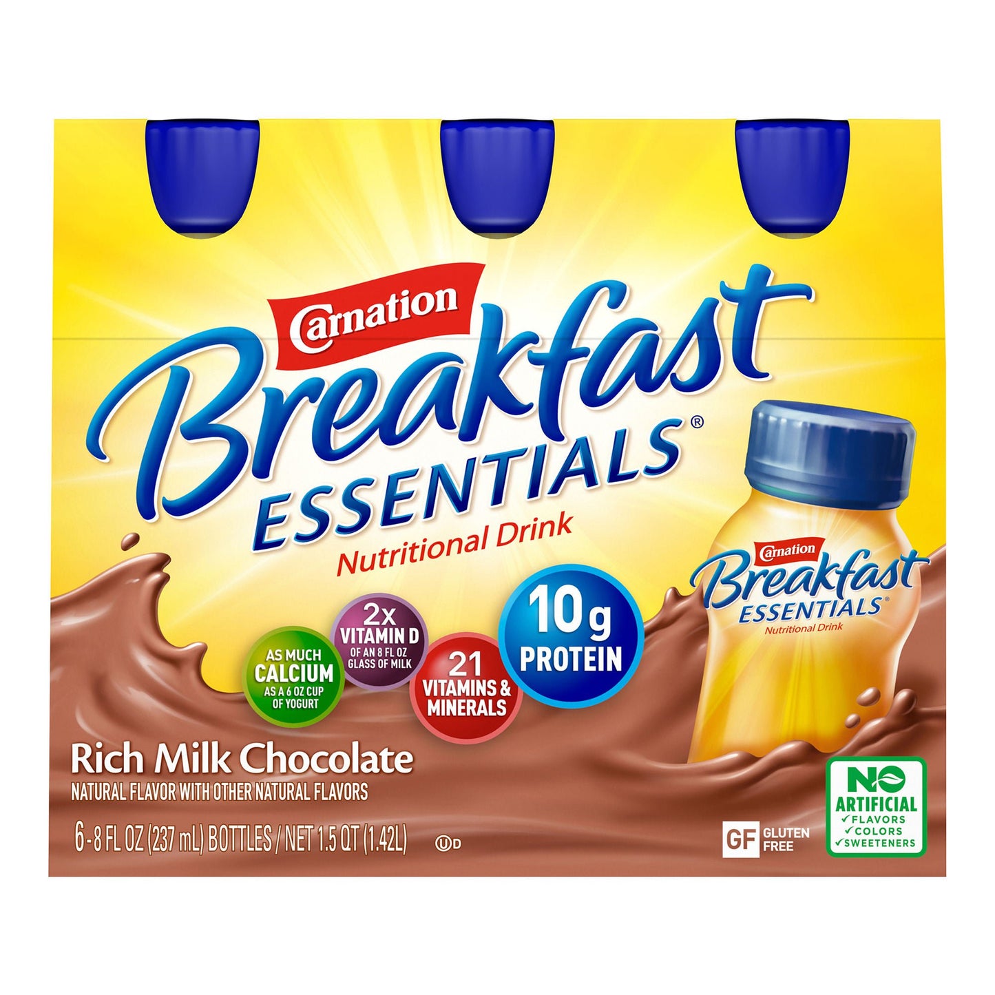 CARNATION, RTD BREAKFAST ESSENTIALS ORIG CHOC 8OZ (24/CS)