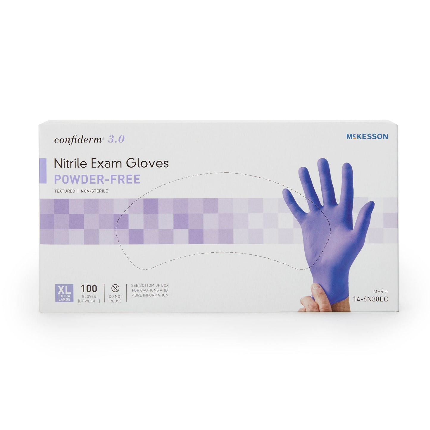 GLOVE, EXAM NTRL XL N/S 3.0 (100/BX 10BX/CS)