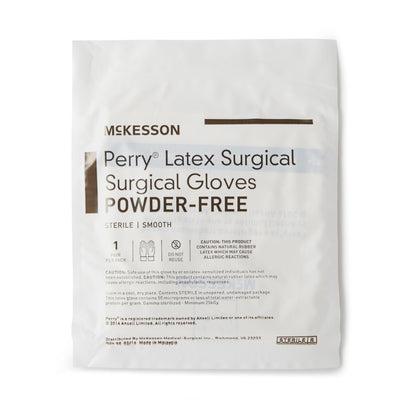 GLOVE, SURG LTX 6.5 STR2 SMTH (50PR/BX 4BX/CS)