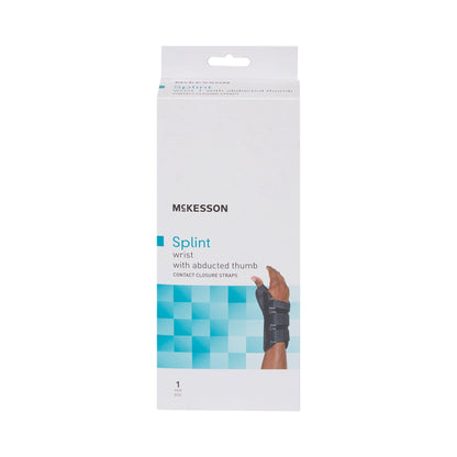 WRIST SPLINT, W/ABDUCTED THUMBLT LG 8.5"