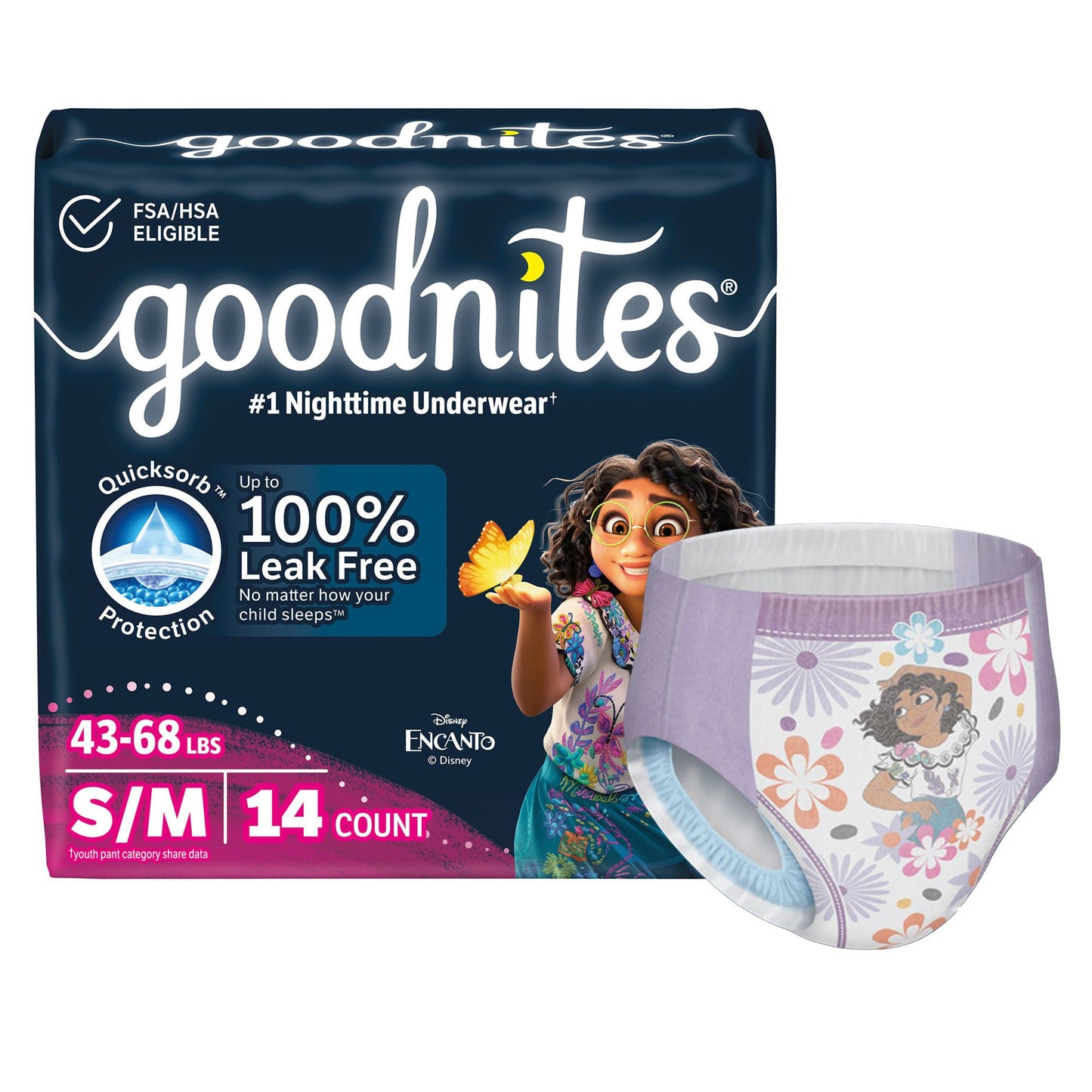 DIAPER, PULL-UP GIRL SM/MED (14/PK 4PK/CS)