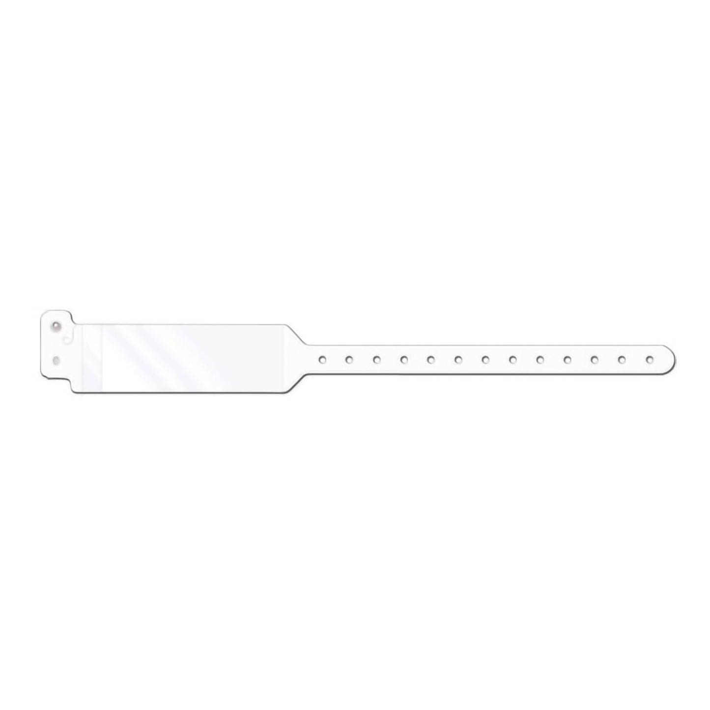 WRISTBAND, CONF-ID-ENT SHIELD POLY SNAP ADLT (500/CS)