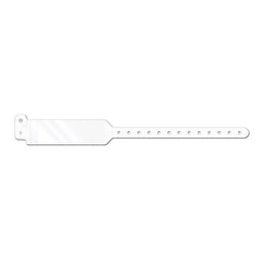 WRISTBAND, CONF-ID-ENT SHIELD POLY SNAP ADLT (500/CS)