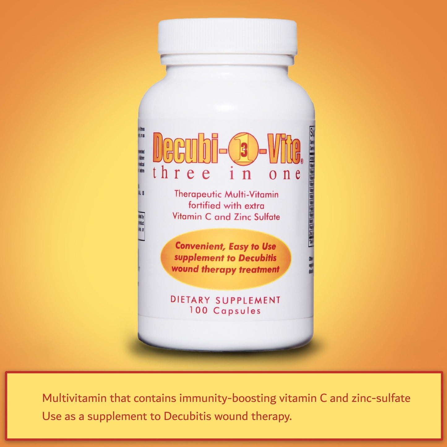 DECUBIVITE VITAMIN, CAP (100/BT 24BT/CS)
