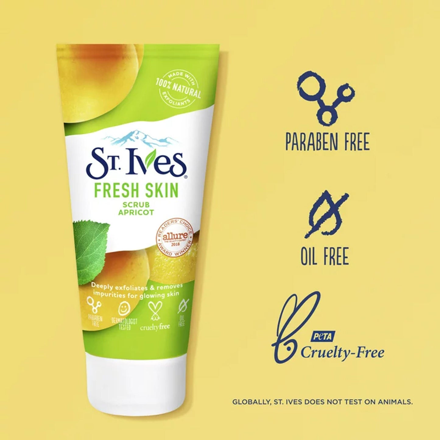 ST IVES, SCRUB APRICOT 6OZ