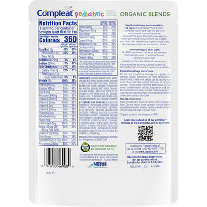 FORMULA, COMPLEAT ORGANIC CHICKEN GARDEN PED 10.1OZ (24/CS)