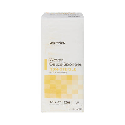 SPONGE, GAUZE 16PLY N/S 4"X4" (200/PK 10PK/CS)