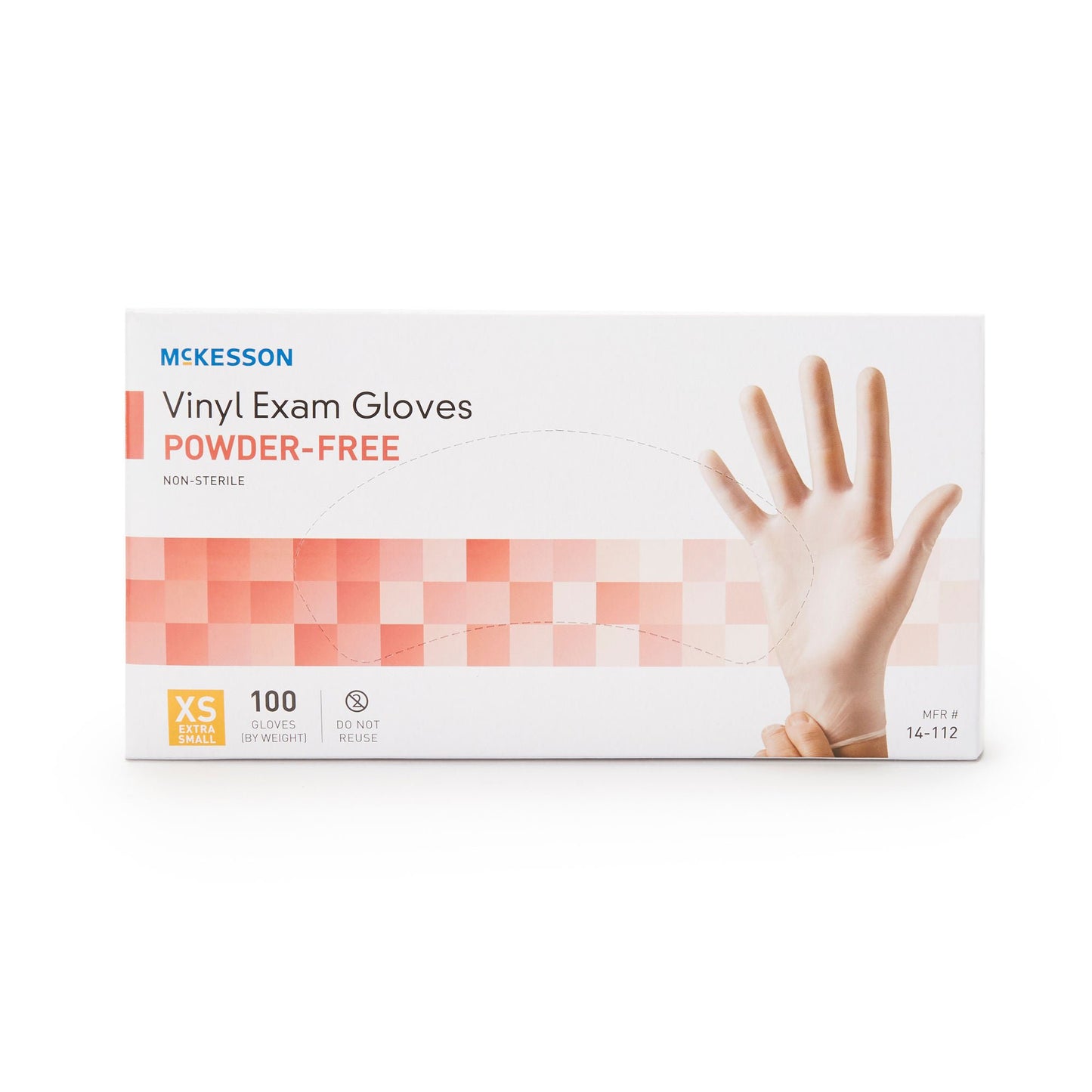 GLOVE, EXAM VNYL XS N/S (100/BX 10BX/CS)