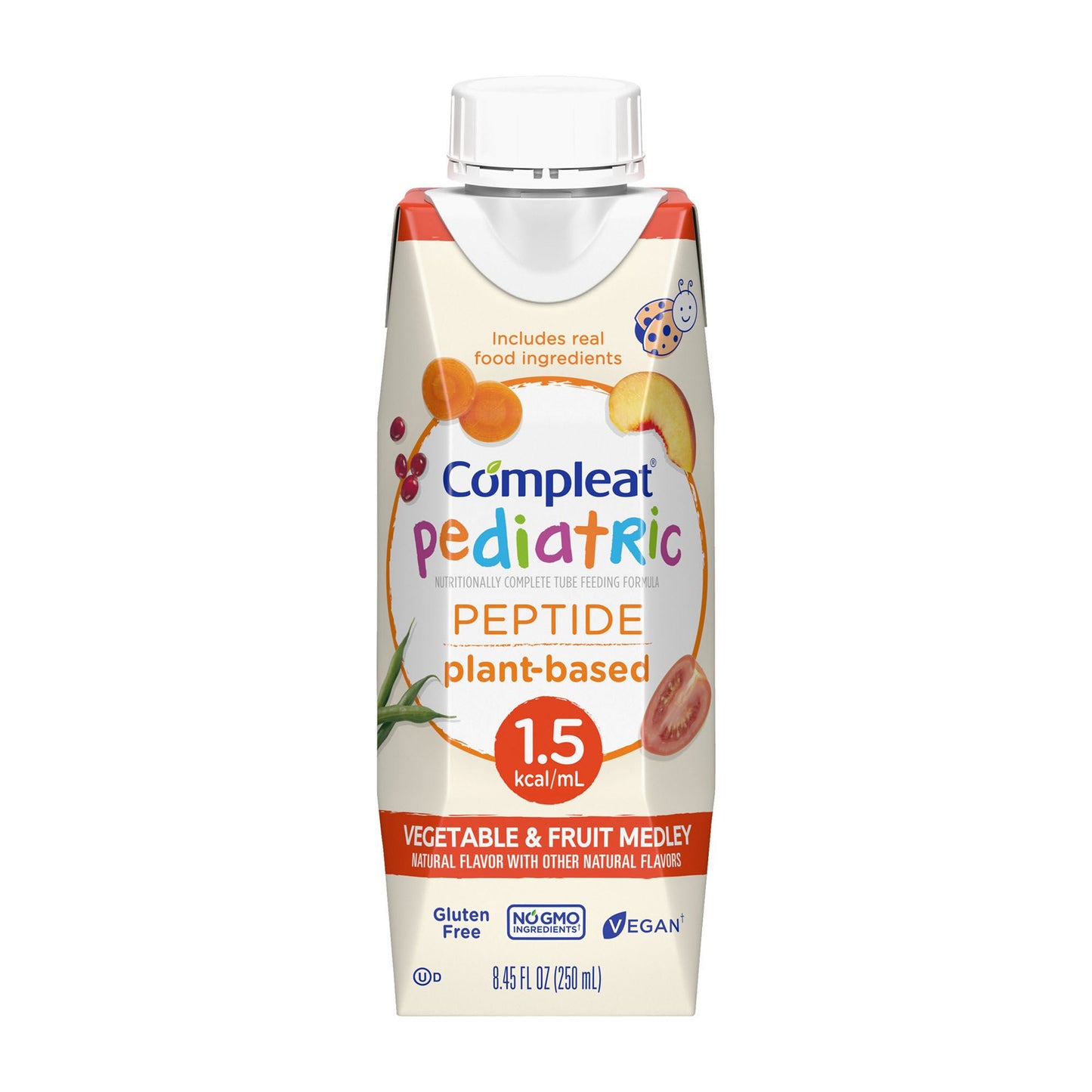 COMPLEAT PEPTIDE, PED VEG/FRUIT MEDLEY 1.5CAL 250ML (24/CS)