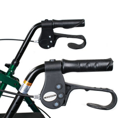 WALKER, ROLLATOR LTWT FOLDING ALUM W/6" WHLS GRN 300LB