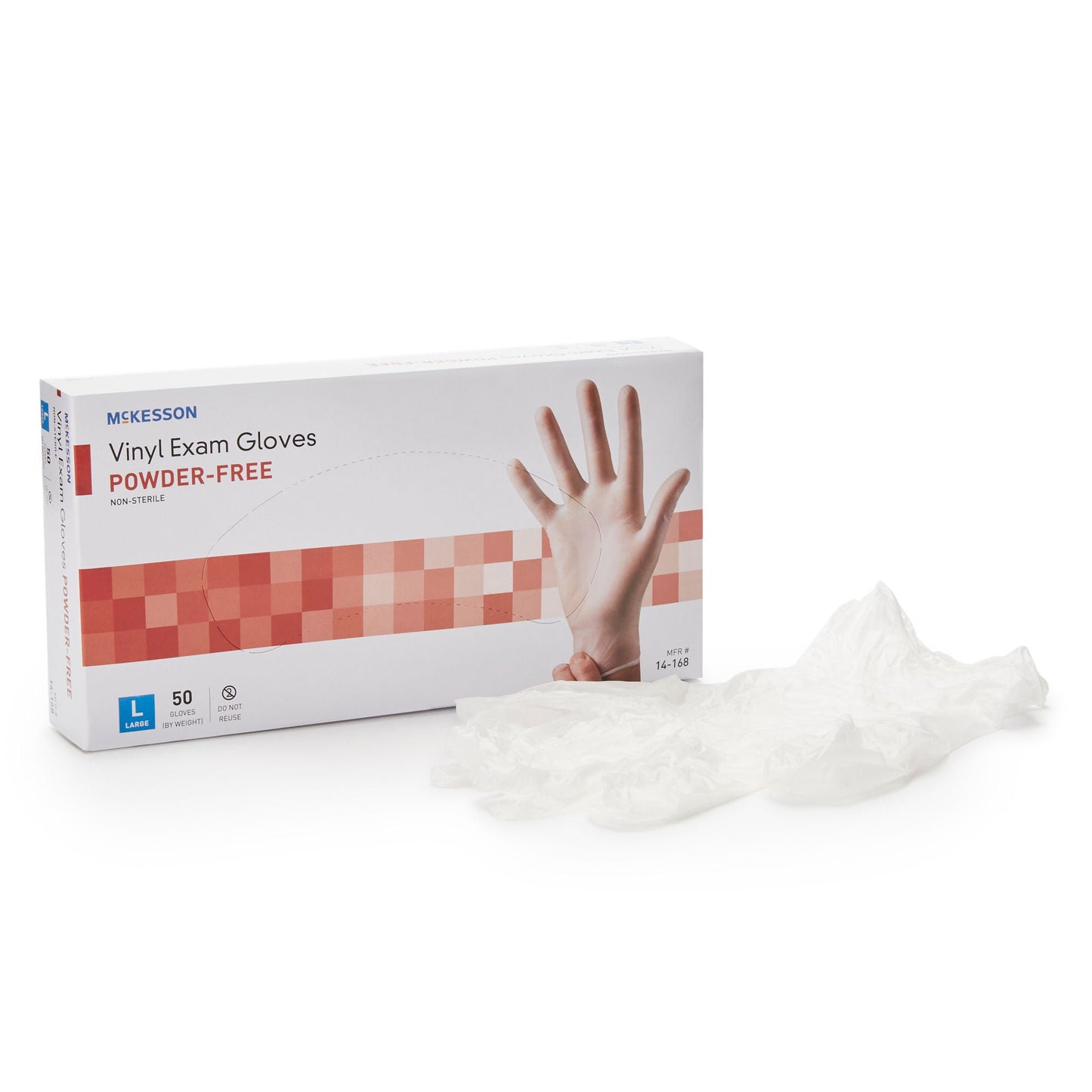GLOVE, EXAM VNYL LG N/S (50/BX20BX/CS)
