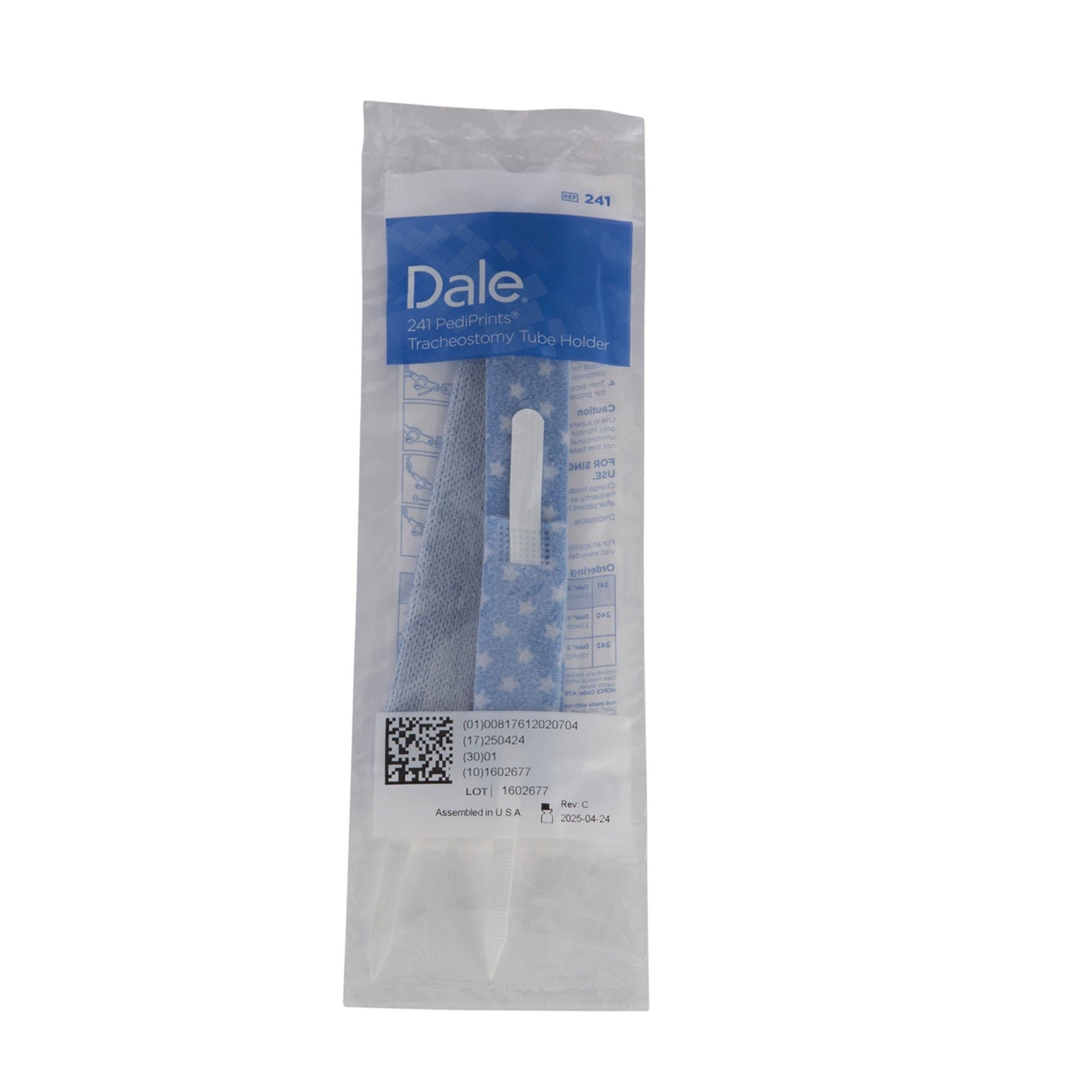 TRACH TU HOLDER, PED 1" WD (10/BX)
