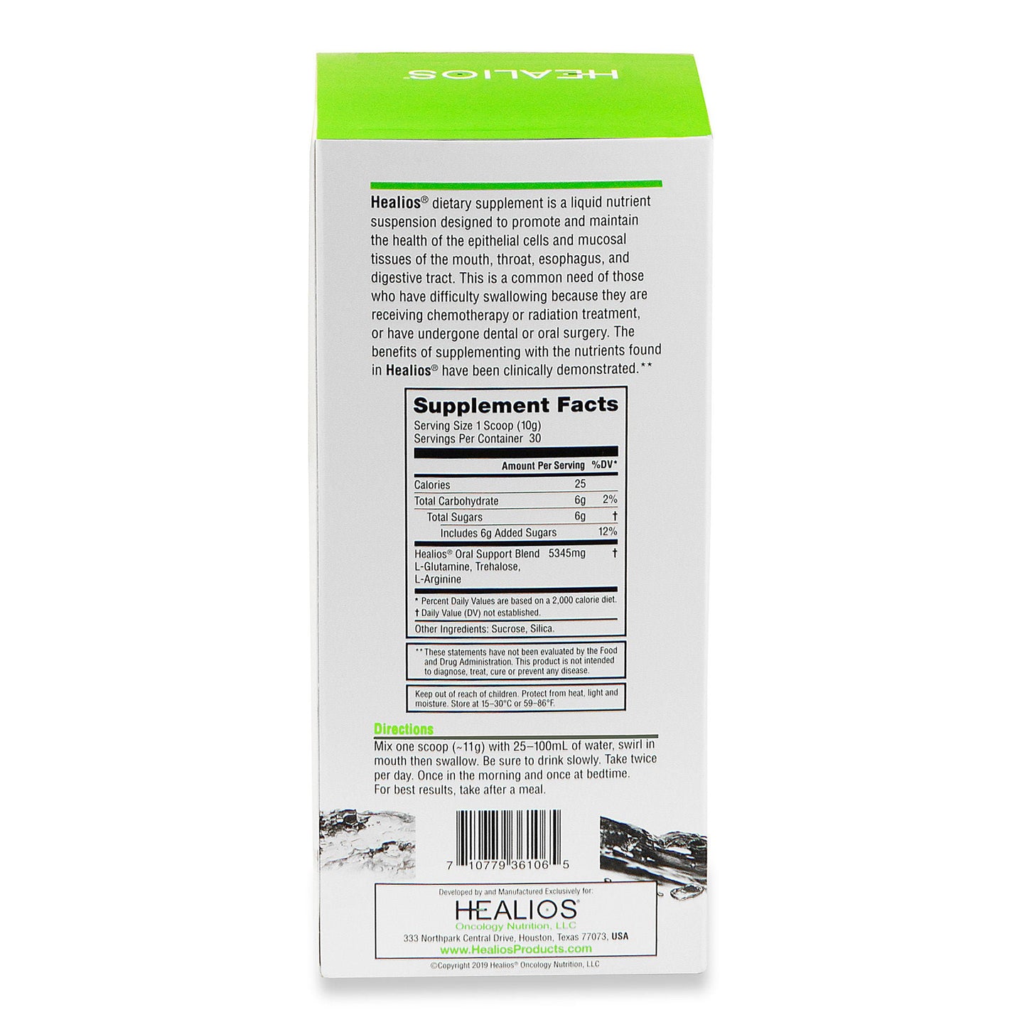 SUPPLEMENT, ORAL PDR HEALTH HEALIOS UNFLAV 10.93OZ (12/CS)