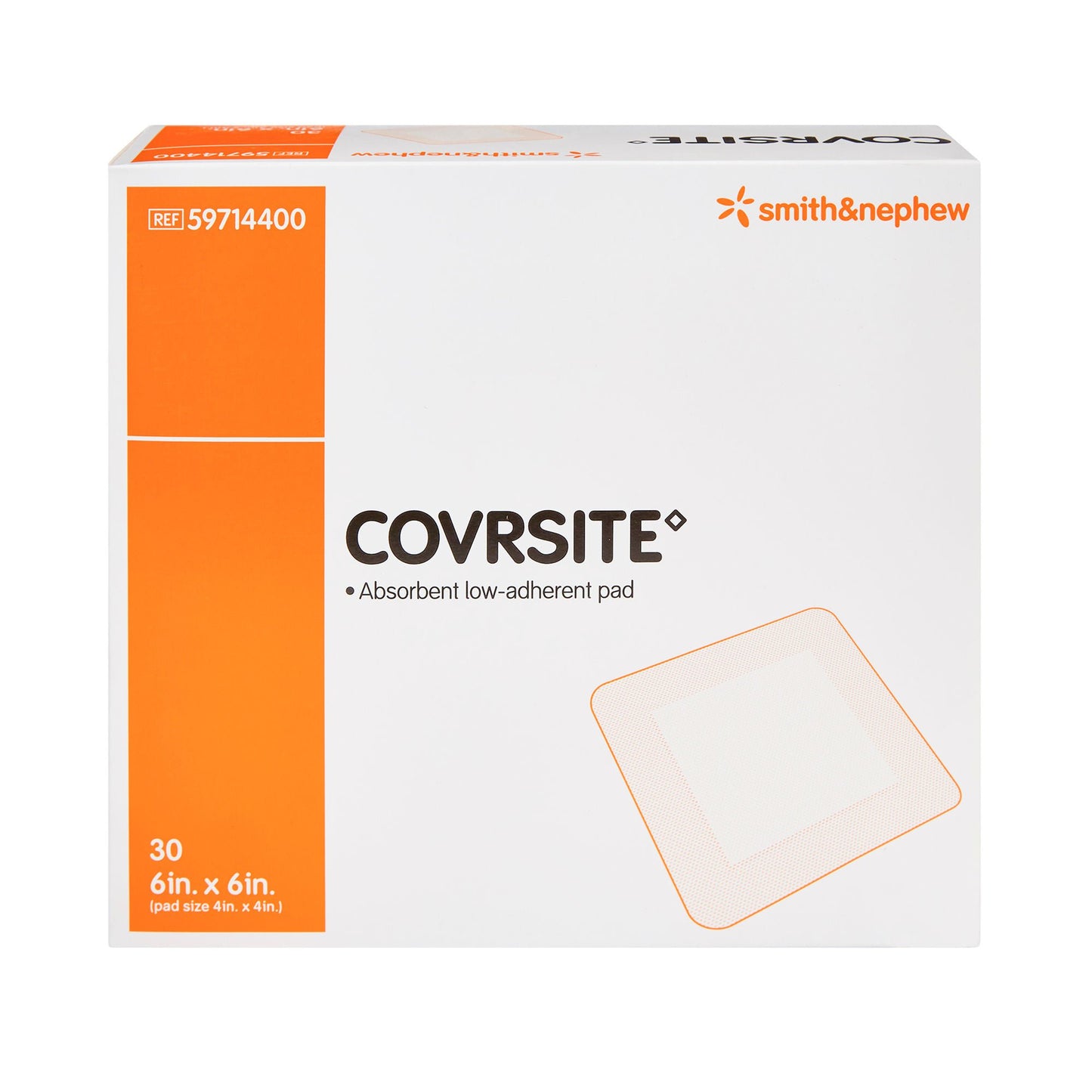 DRESSING, COVRSITE 6"X6" (30/BX10BX/CS)