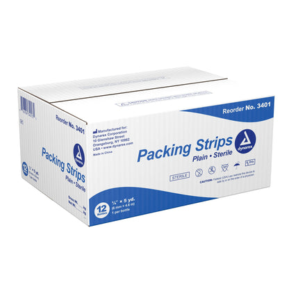 STRIP, PACKING PLAIN STR .25"X5YDS (12/CS)