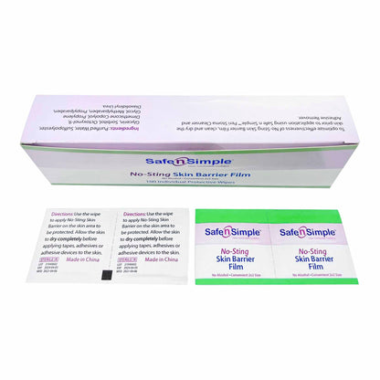 WIPE, SKIN BARR ALCHL FREE (100/BX 100BX/CS)