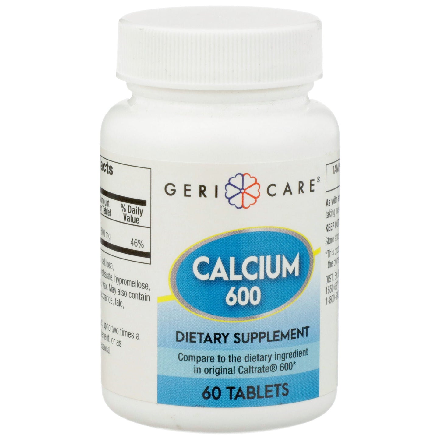 VITAMIN CALCIUM CARBONATE, CAP600MG (60/BT 12BT/C