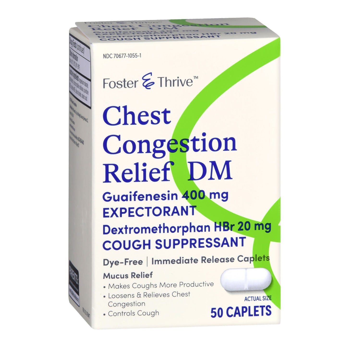 CHEST CONGESTION RELIEF DM, TAB FT 400-20MG (50/BX)