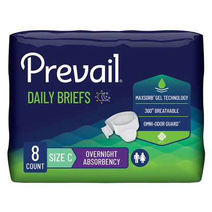 BRIEF, BARIATRIC PREVAIL C UP TO 110" (8/BG 4BG/CS)