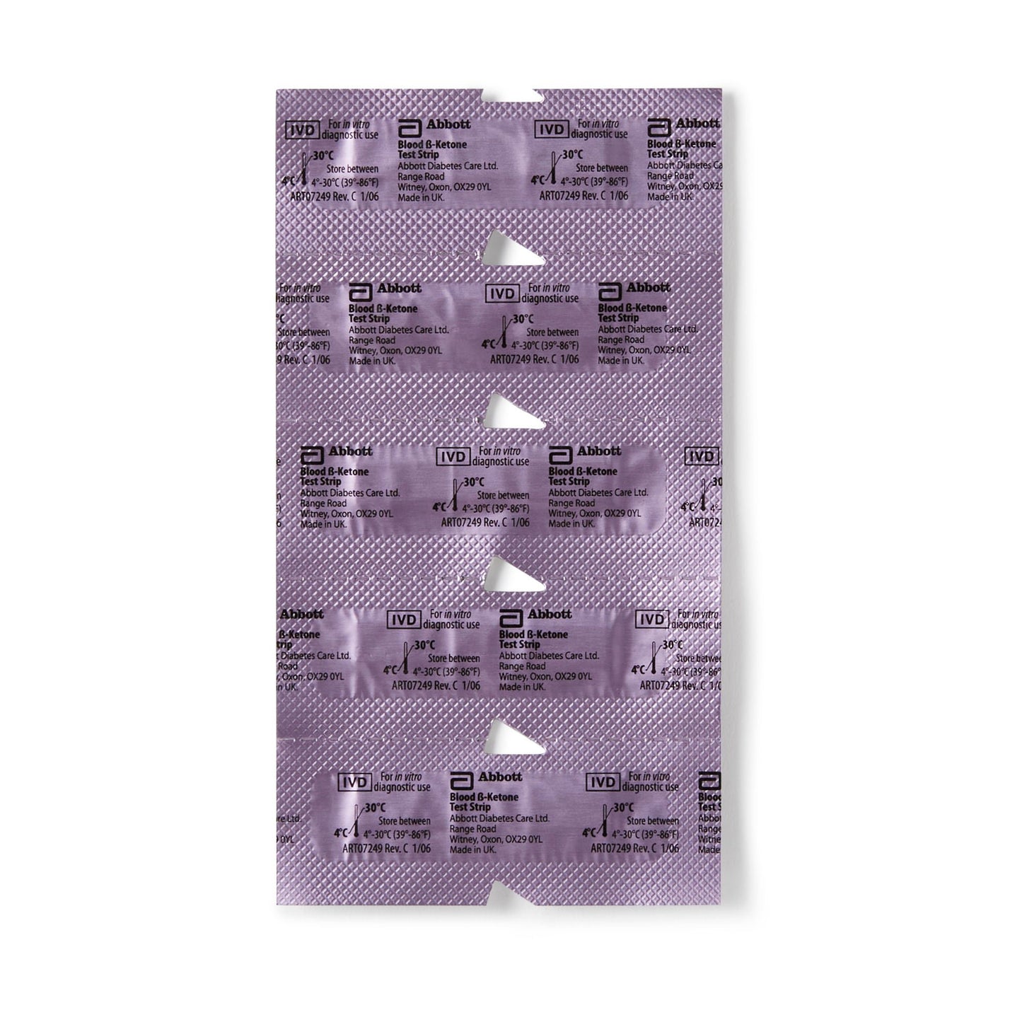 TEST STRIP, BLD /KETONE PRECIS(10/BX)
