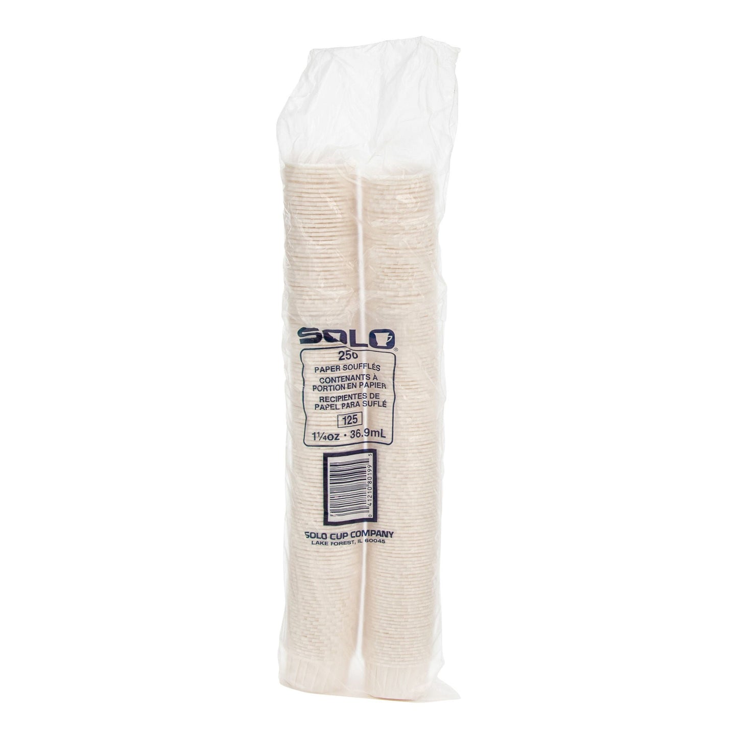 CUP, SOUFFLE PORTION PAPER WHT1.25OZ (250/SL 20SL/CS)
