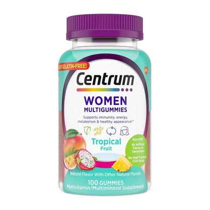 CENTRUM, GUMMIES WMN ASTD NAT FRUIT FLAVORS (100/BT)
