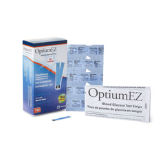 TEST STRIP, BLD GLUC OPTIUM EZ(100/BX 6BX/CS)