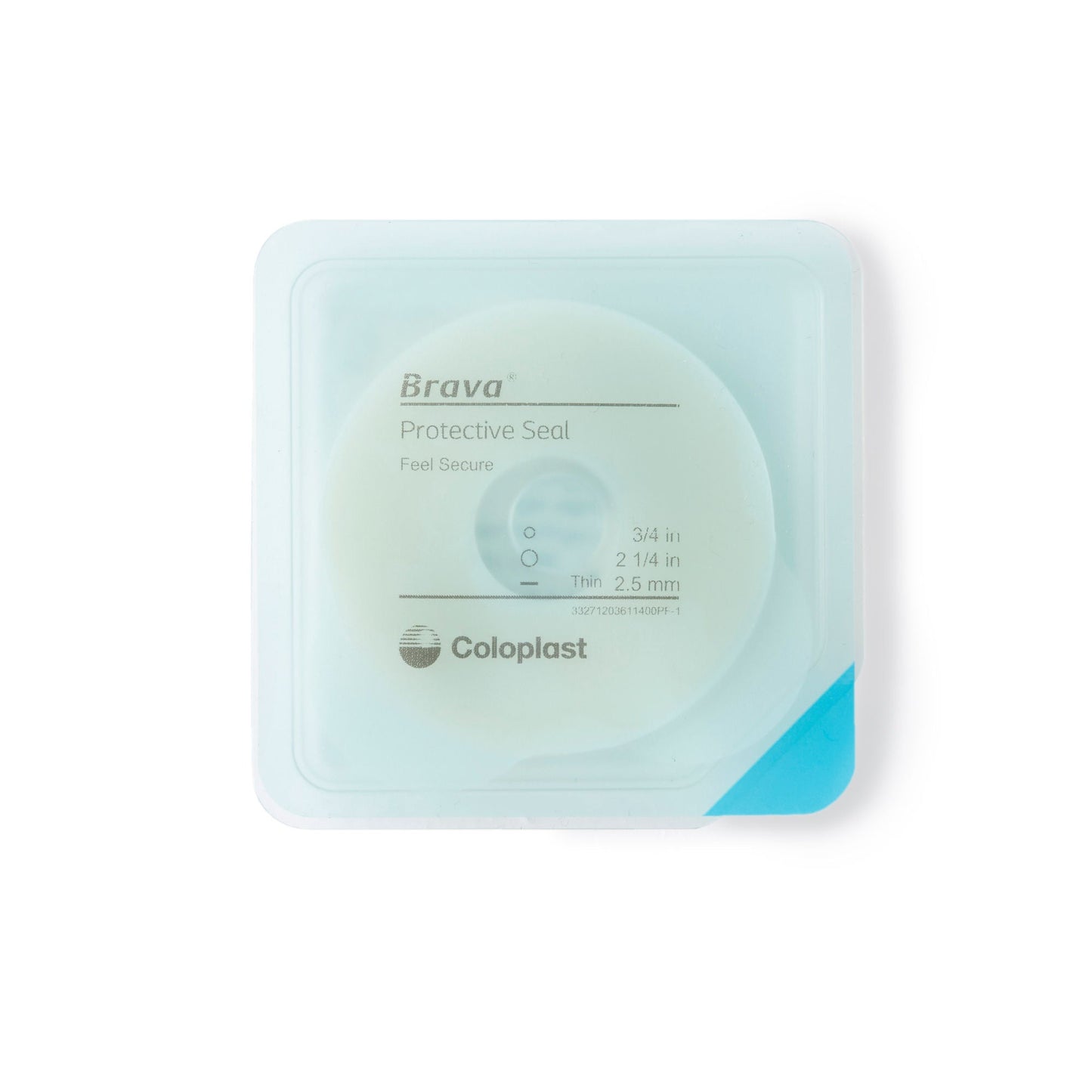 SEAL, F/OSTOMY POUCH BRAVA THIN 3/4"X2 1/4" (10/BX)