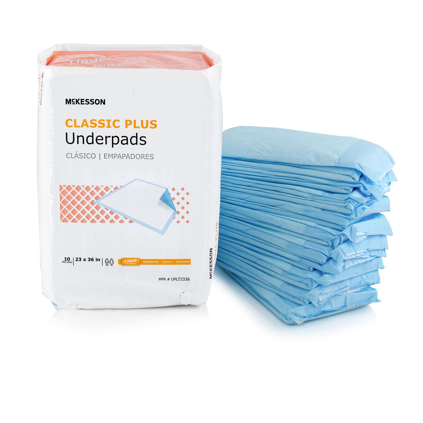 UNDERPAD, LIGHT ABSRB 23"X36" (10/BG 15BG/CS)