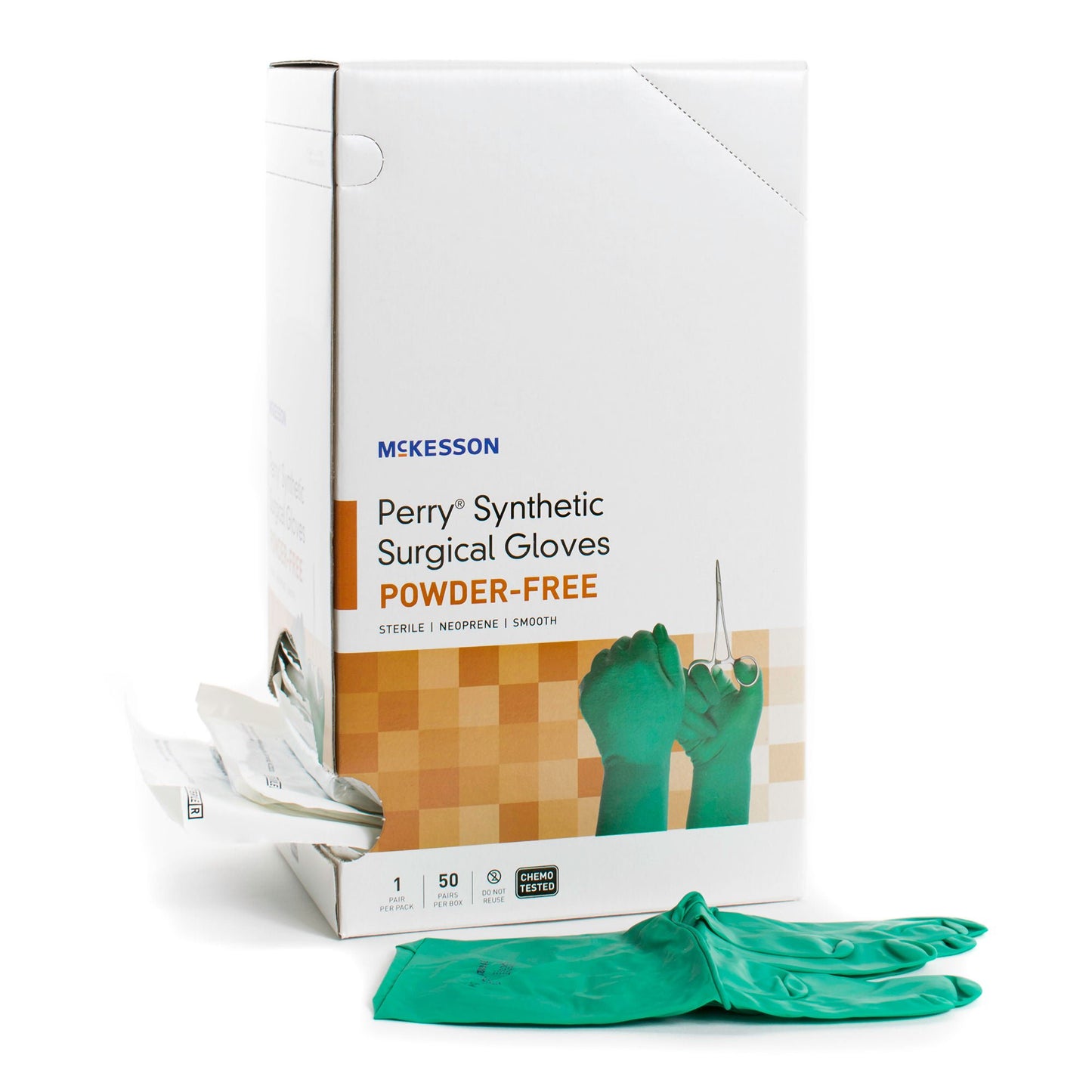 GLOVE, SURG NPRN 9.0 STR2 SMTHCHEMO (50PR/BX 4BX/CS)