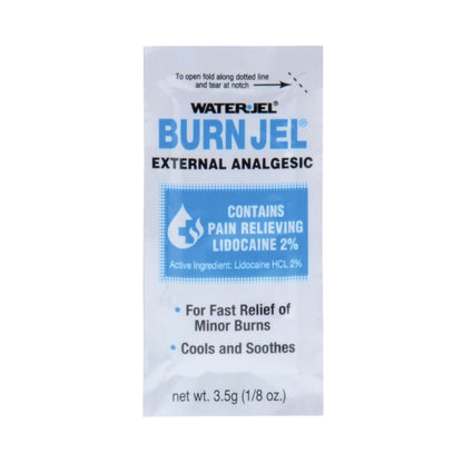 GEL, BURN WATERJEL 1/8 OZ PKT (25/BX 24BX/CS)