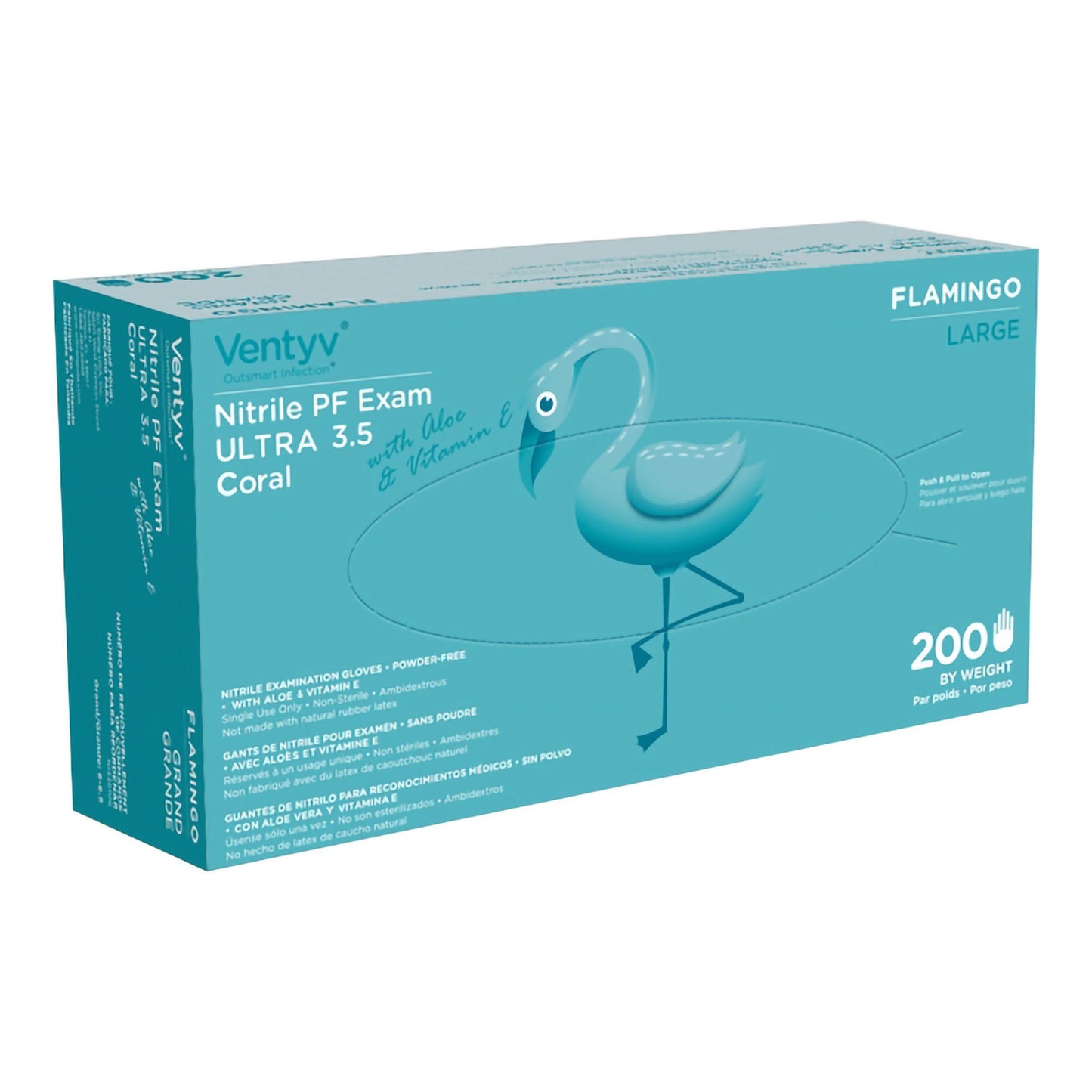 GLOVE, EXAM NTRL N/S ALOE & VITMN-E LG (200/BX 10BX/CS)