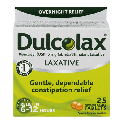 DULCOLAX, TAB 5MG (25/BX)