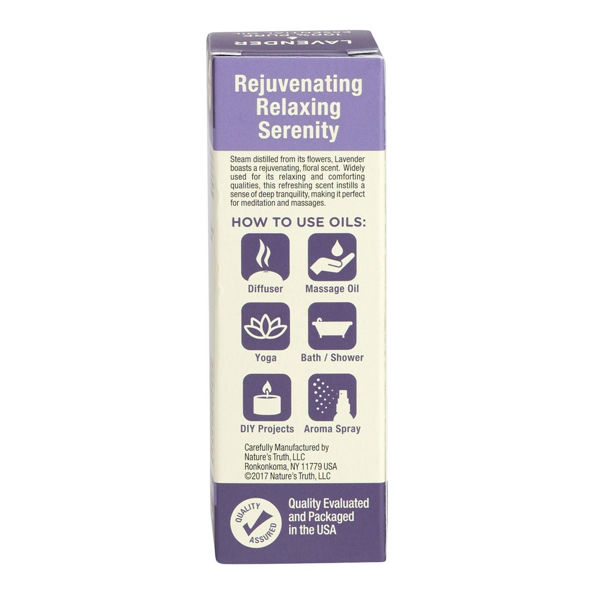 LAVENDER, OIL NATURES TRUTH 15ML