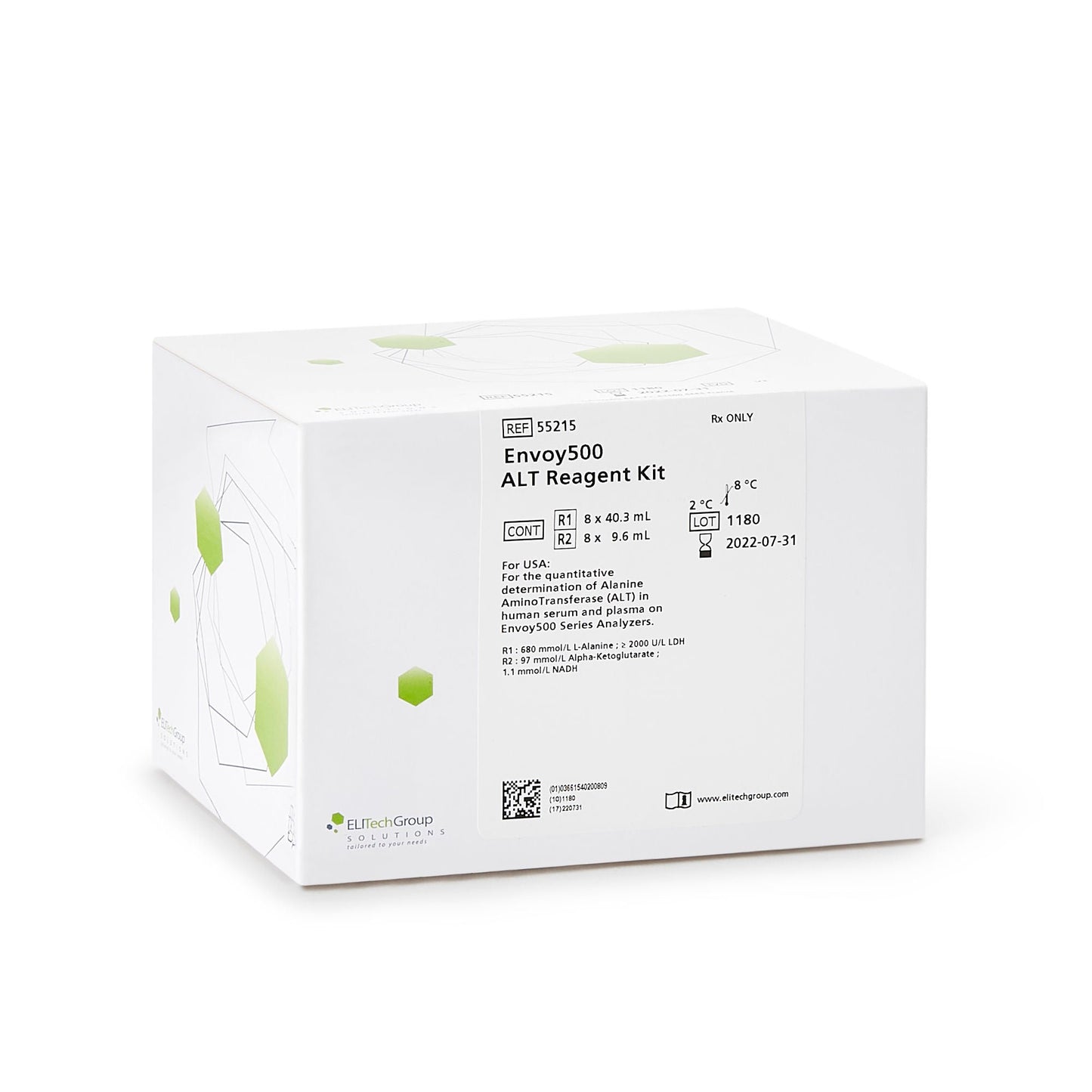 REAGENT, ENVOY ALT 55215 364ML(8/KT)