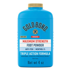 GOLD BOND, PDR FOOT MEDICATED MAXIMUM STRENGTH 4OZ