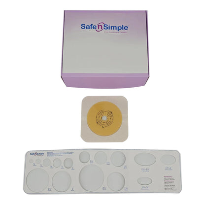 WAFER, OSTOMY 2PC STD TAPE COLLAR BGE 57MM 2 1/4" (10/BX)