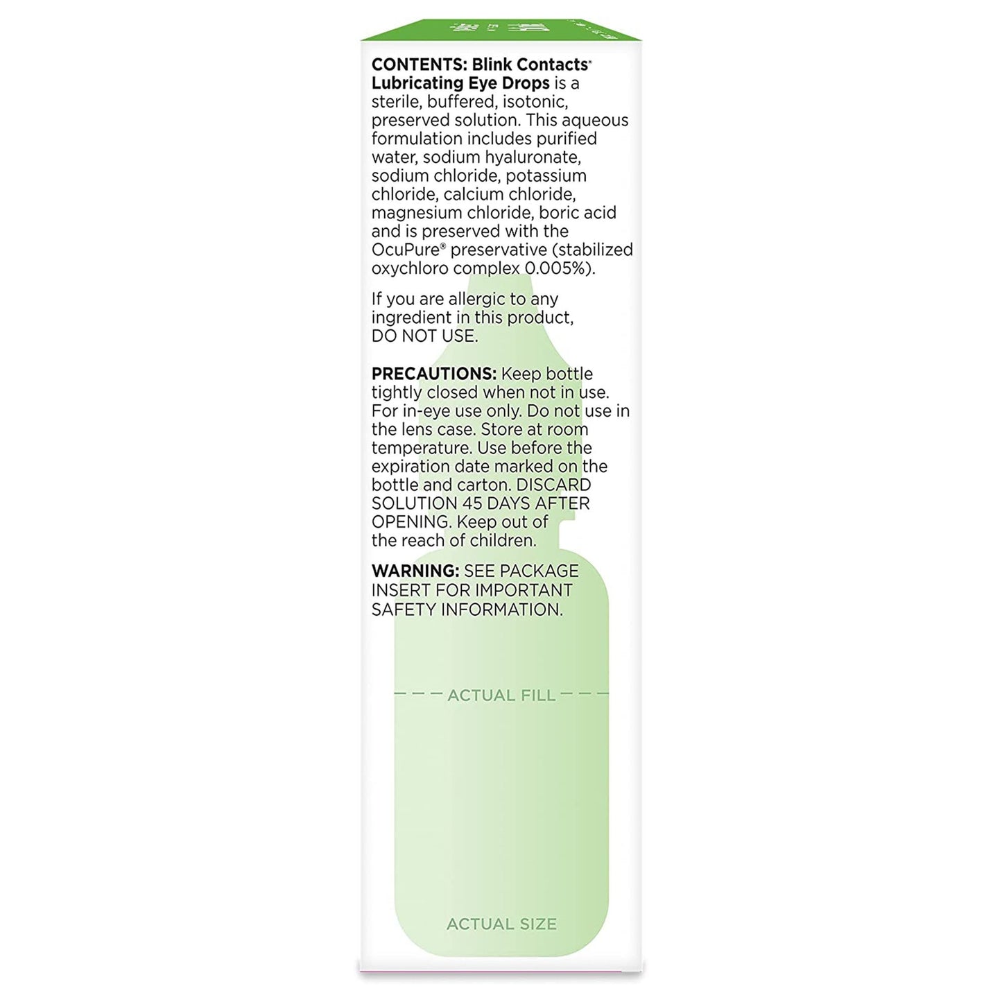 BLINK CONTACTS REWET, DRP 10ML